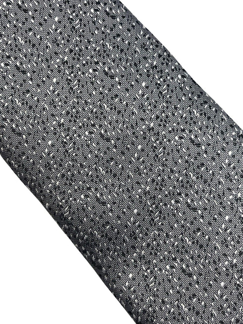 Silver grey speckled tie