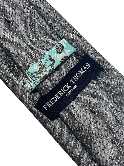 Silver grey speckled tie
