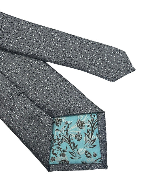 Silver grey speckled tie
