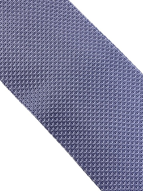 Lilac knitted tie with classic 8cm width