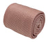 light baby pink pastel blush knitted tie in standard 8cm width