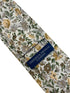 Ivory cotton English wildflower garden design cotton tie