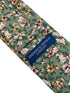 Sage green, light olive stencil english wild-flower floral design tie