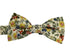 English yellow wildflower floral garden adult cotton bow tie