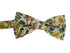 English yellow wildflower floral garden cotton child's bow tie