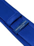 Royal bright electric blue tie with subtle squared design