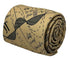 Beige cream gold with maths equations algebra Einstein tie