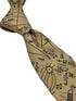Beige cream gold with maths equations algebra Einstein tie
