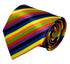Multicoloured rainbow stripe tie