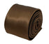 plain chocolate brown classic mens tie