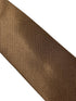 plain chocolate brown classic mens tie