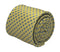 Pale lemon yellow tie with light blue polka spots