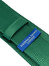 emerald green silky tie with subtle squared design