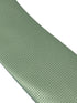 pale mint pistachio sage pastel green tie with subtle squared design