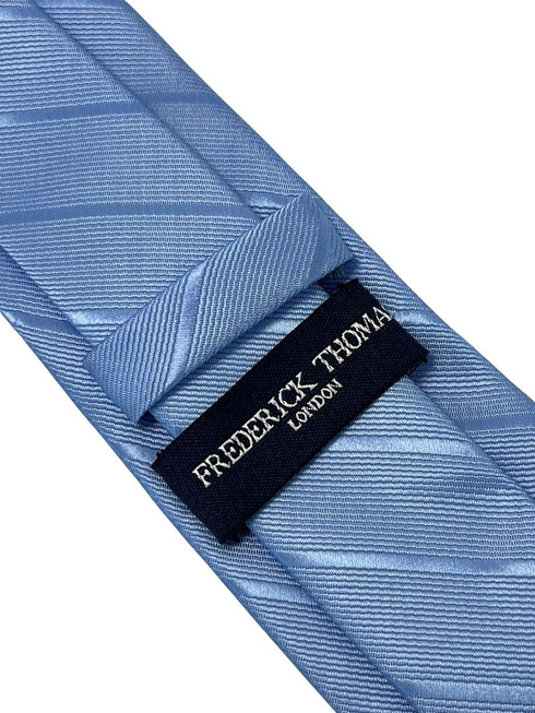 light pale blue tie with subtle stripe