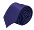 dark cadbury purple tie with subtle squared design