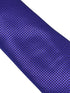 dark cadbury purple tie with subtle squared design