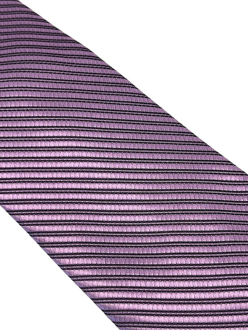 mauve pink purple striped tie