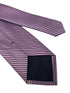 mauve pink purple striped tie