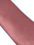 baby light pink tie with subtle squared pattern