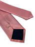 baby light pink tie with subtle squared pattern