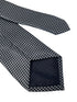 dark grey and white geometric stitch design