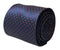 navy dark blue tie with red pin spots