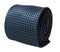 navy dark blue tie with dogtooth houndstooth design