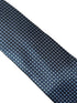 navy dark blue tie with dogtooth houndstooth design