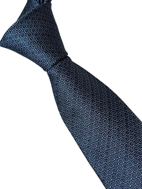 midnight blue grey tie with snakeskin design style effect