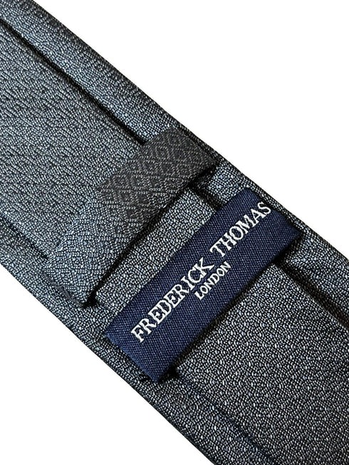 silver grey tie with snakeskin design style effect