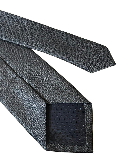silver grey tie with snakeskin design style effect