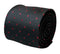 black tie with red pin spot design