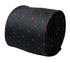 black tie with red pin spot design