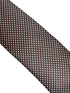 chocolate coffee brown tie with white pin spots