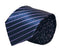 navy dark blue tie with purple stripes