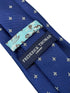 royal blue tie with fleur de lis (lys) design