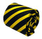 black and yellow gold club striped tie