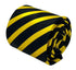 black and yellow gold club striped tie