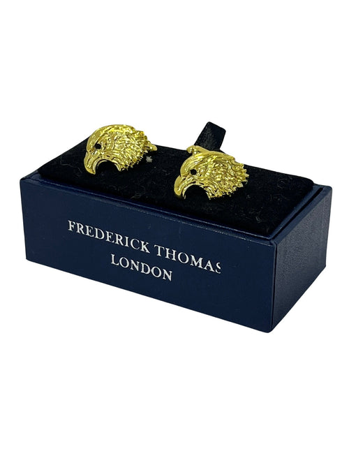 eagle hawk gold style cufflinks