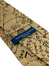 sandy gold beige maths equation cotton tie