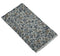 dusky blue English wildflower design cotton pocket square