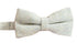 mint pistachio wool bow tie with blue flecks