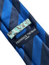 navy tie with royal mid blue barber stripe