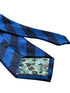 navy tie with royal mid blue barber stripe