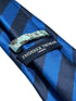 navy tie with royal mid blue barber stripe