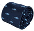 navy dark blue tie with classic Porsche 911 sports car style design