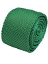 bright emerald green knitted tie