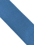 medium azure denim blue knitted tie