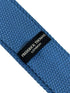 medium azure denim blue knitted tie
